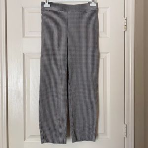 Lane Bryant Black/White Check Ankle Pants Size 20R